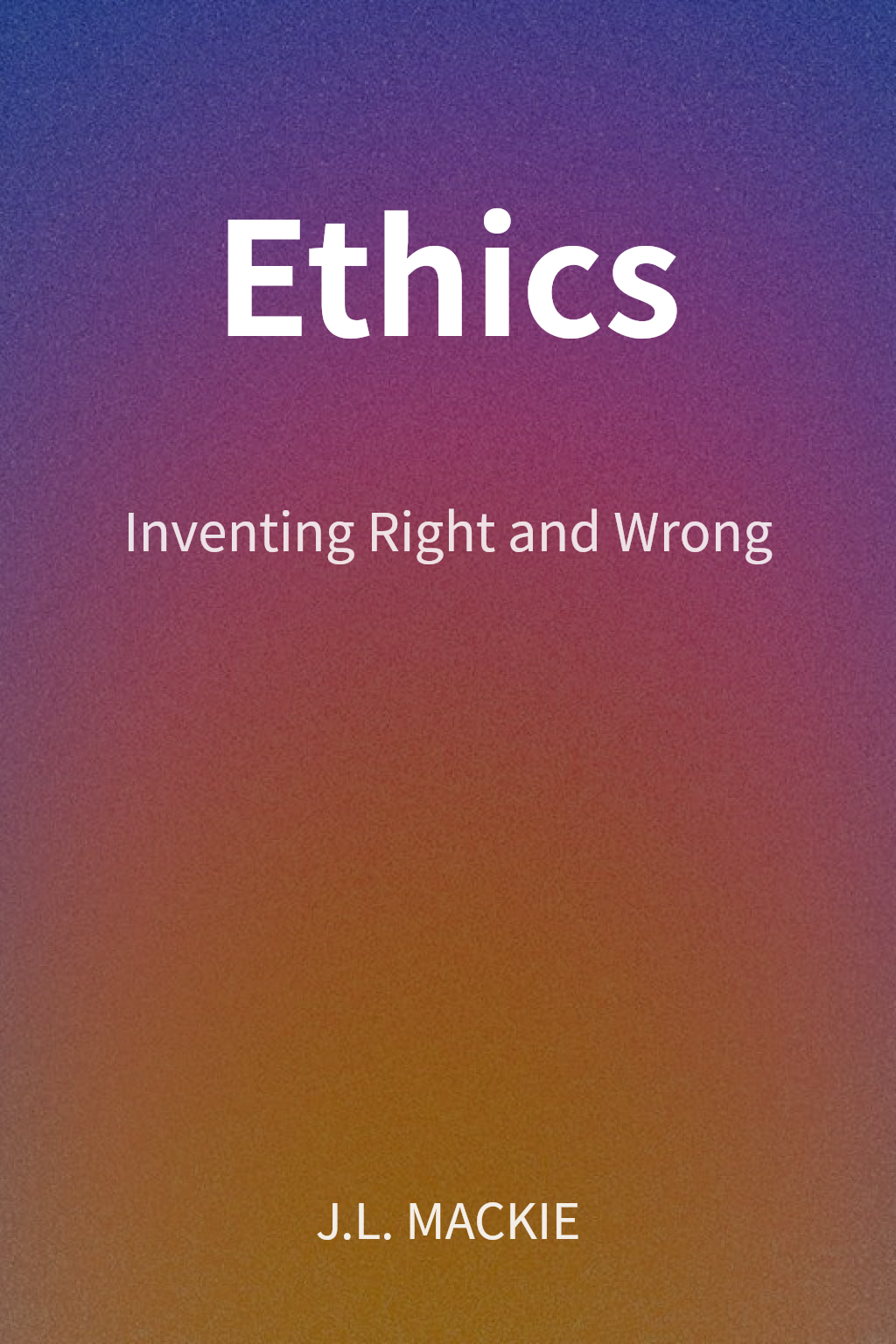 Ethics cover
