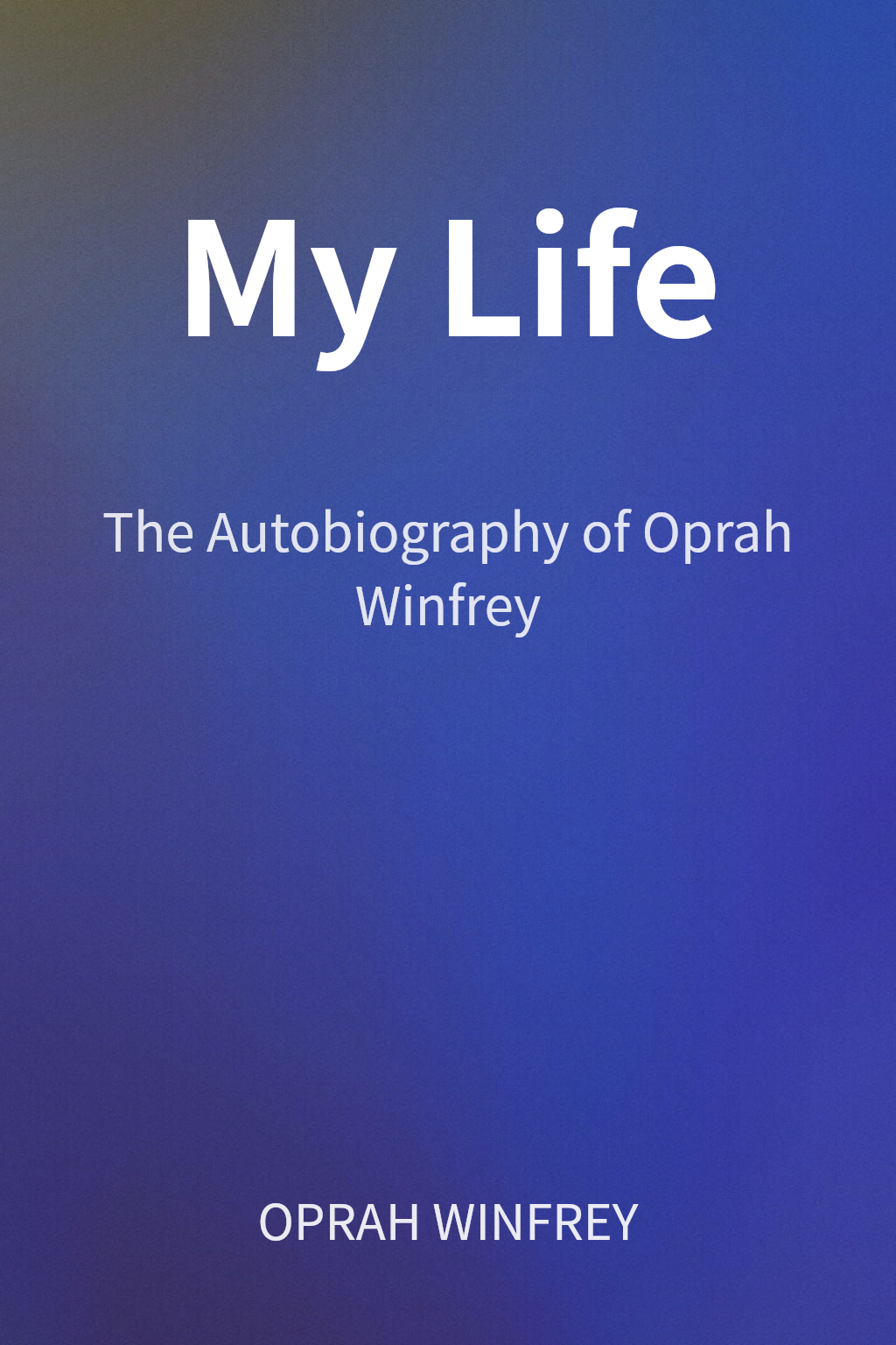 My Life cover