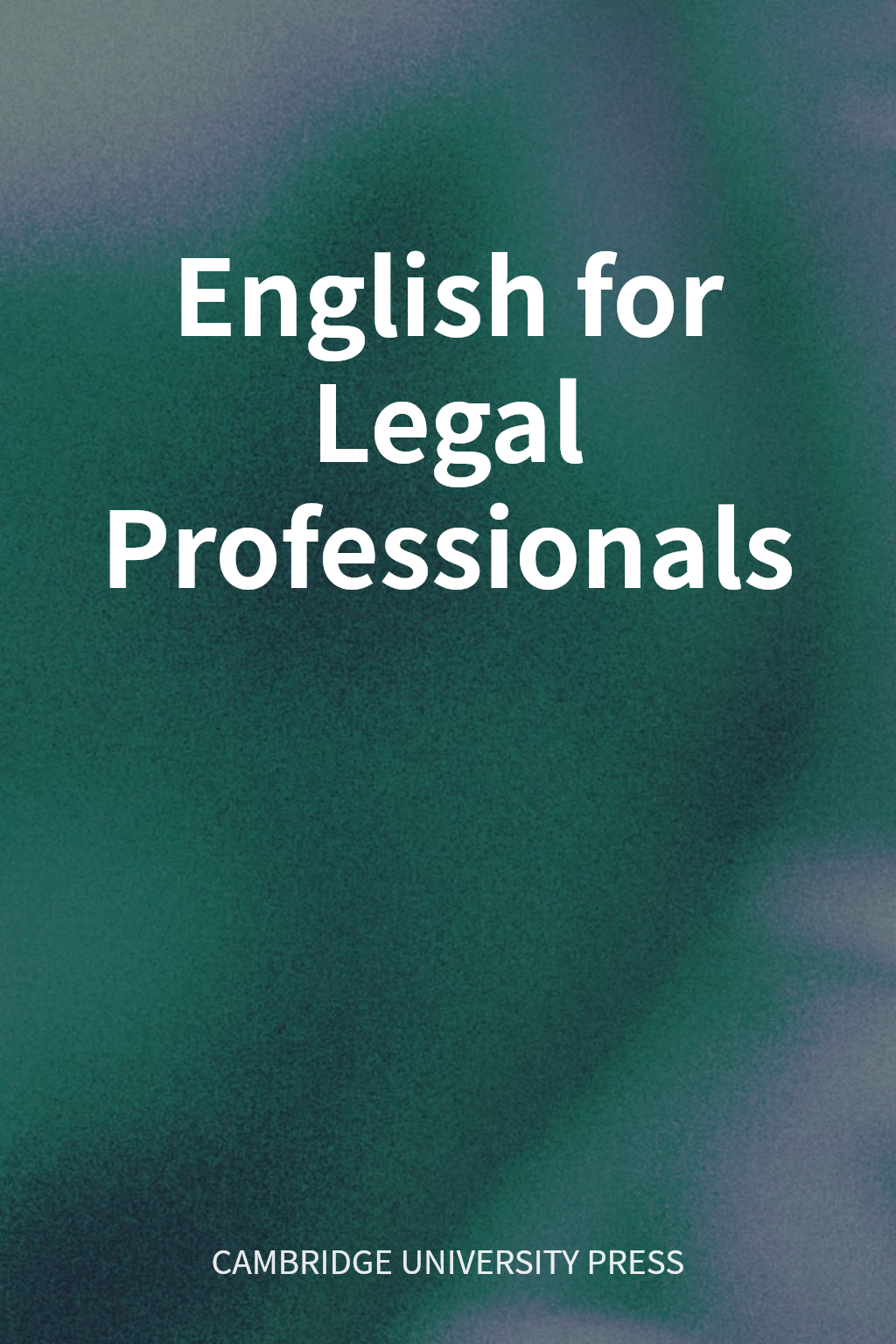 English for Legal Professionals cover