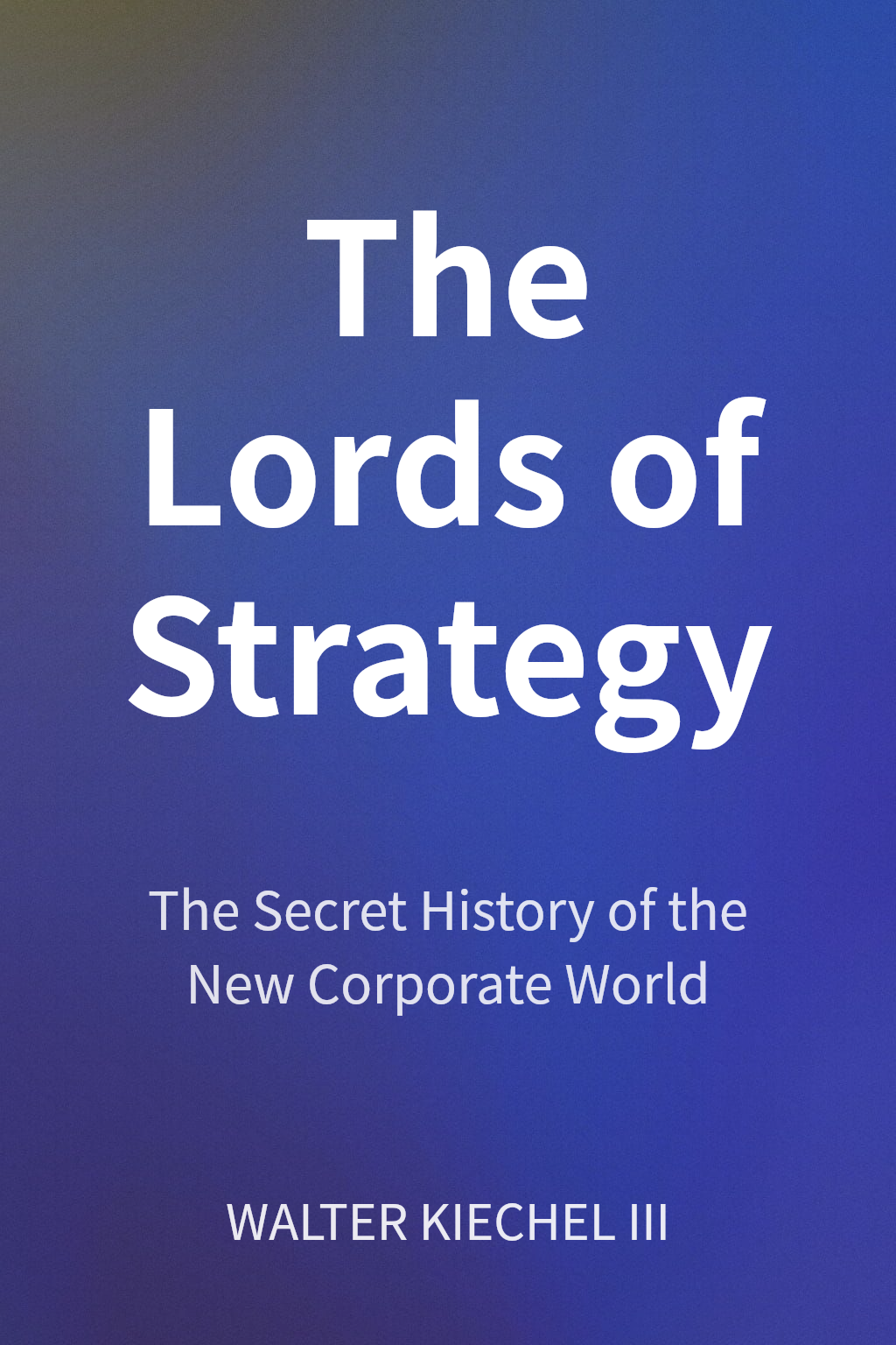The Lords of Strategy cover