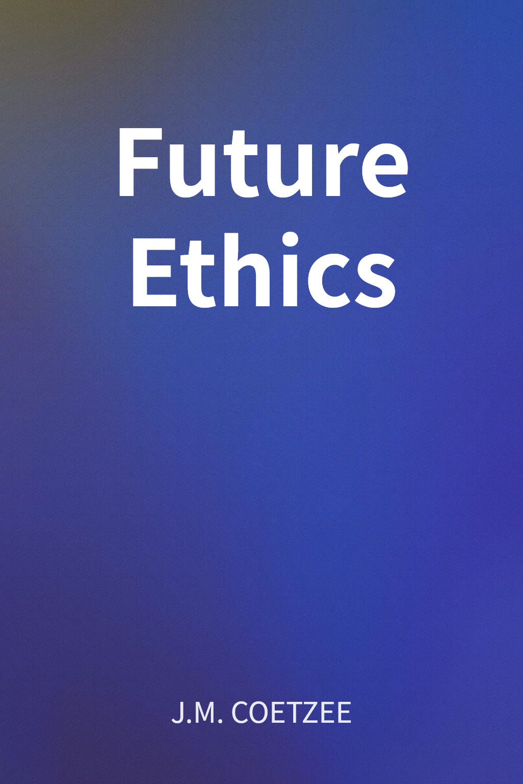 Future Ethics cover