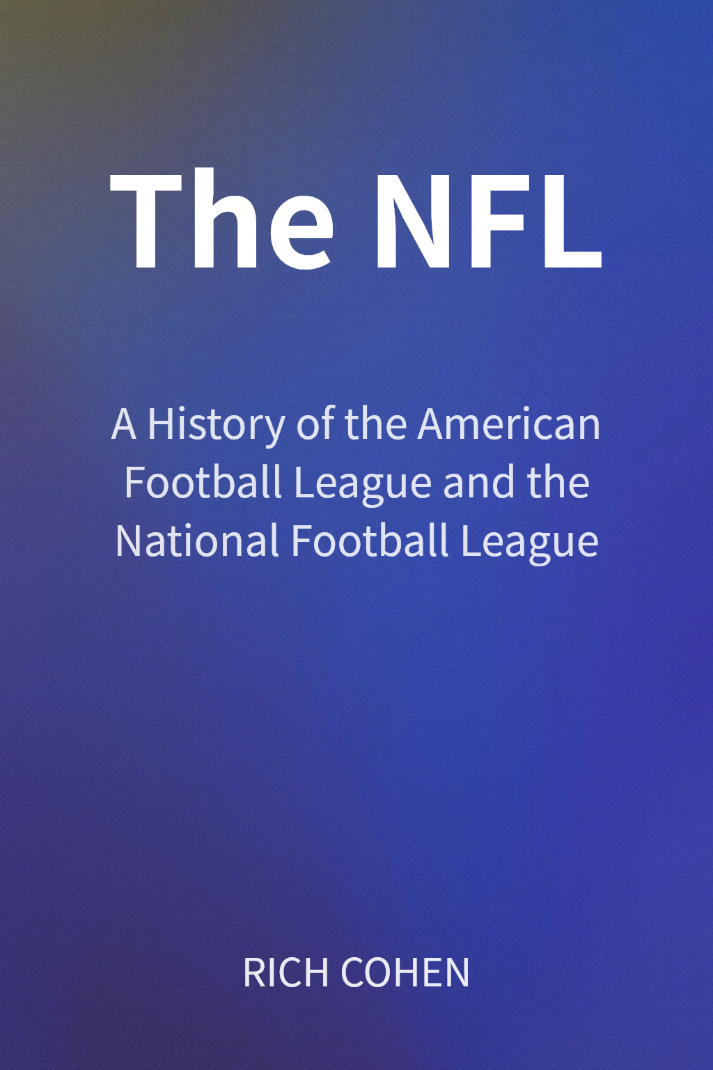 The NFL cover