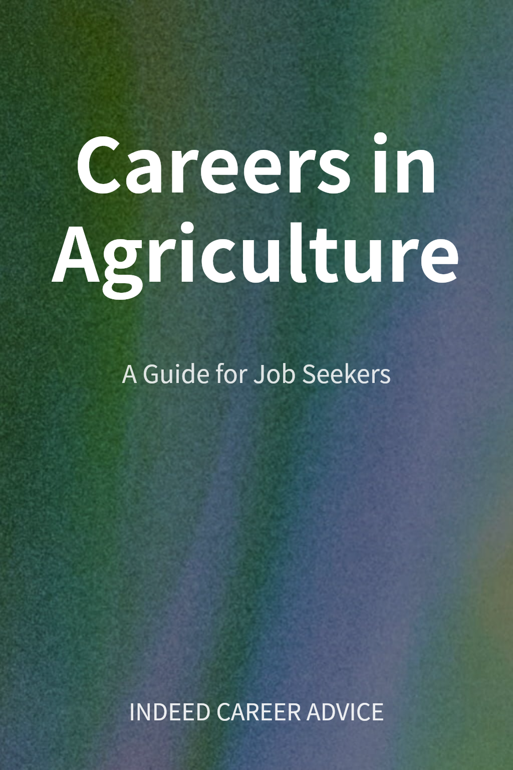 Careers in Agriculture cover