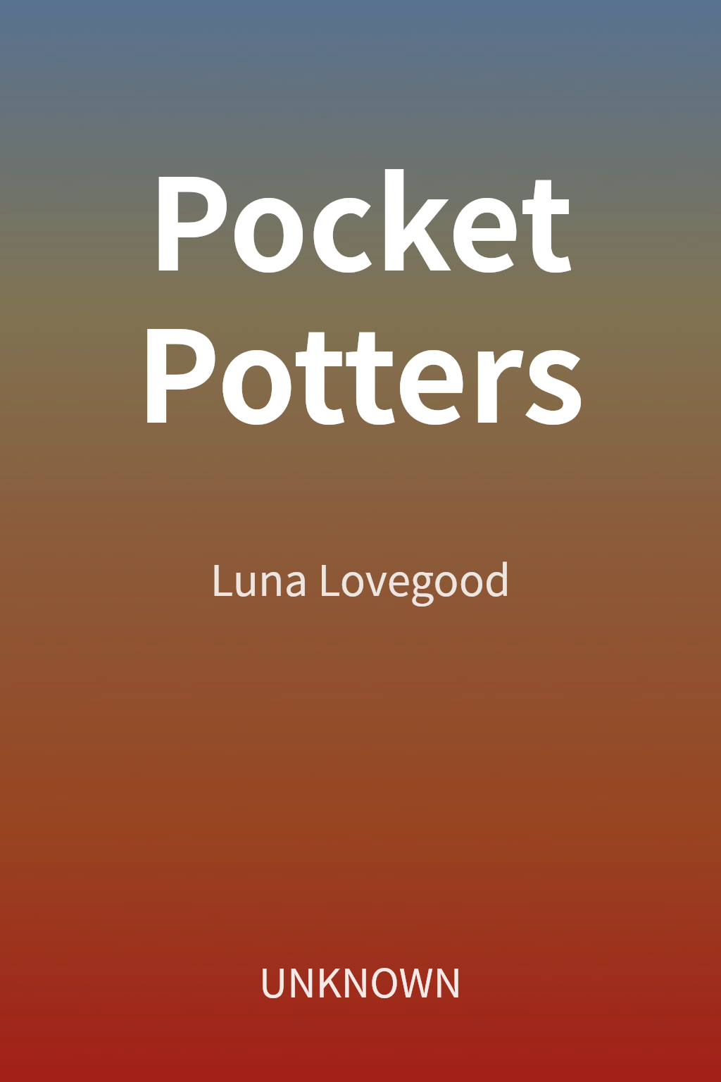Pocket Potters cover