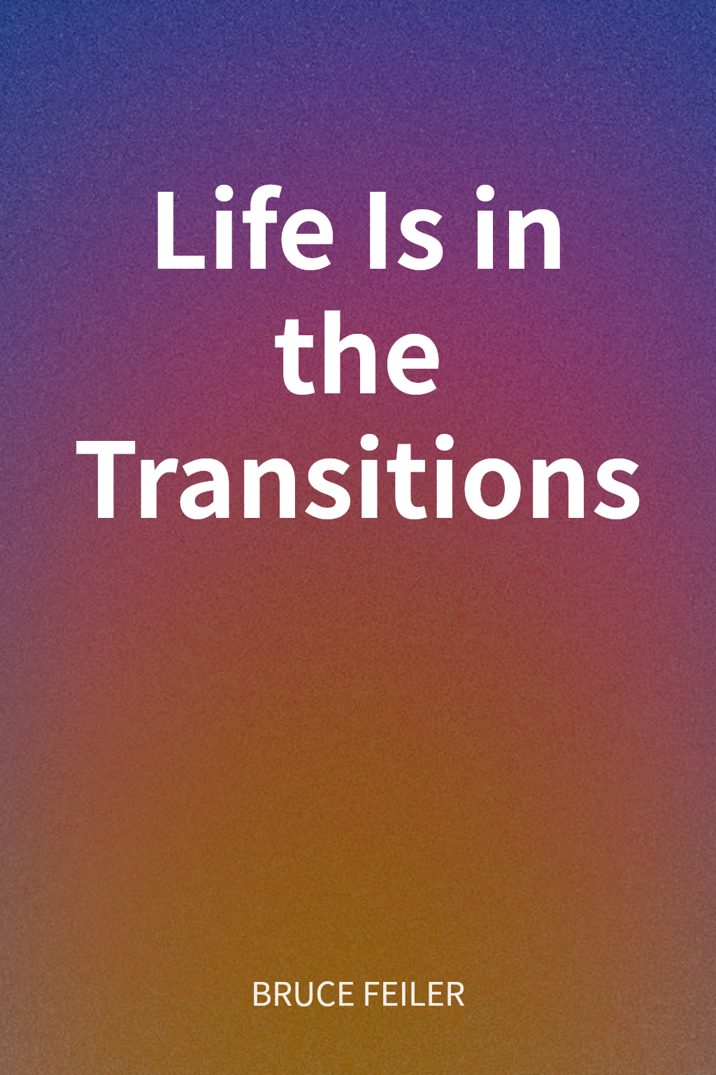 Life Is in the Transitions cover