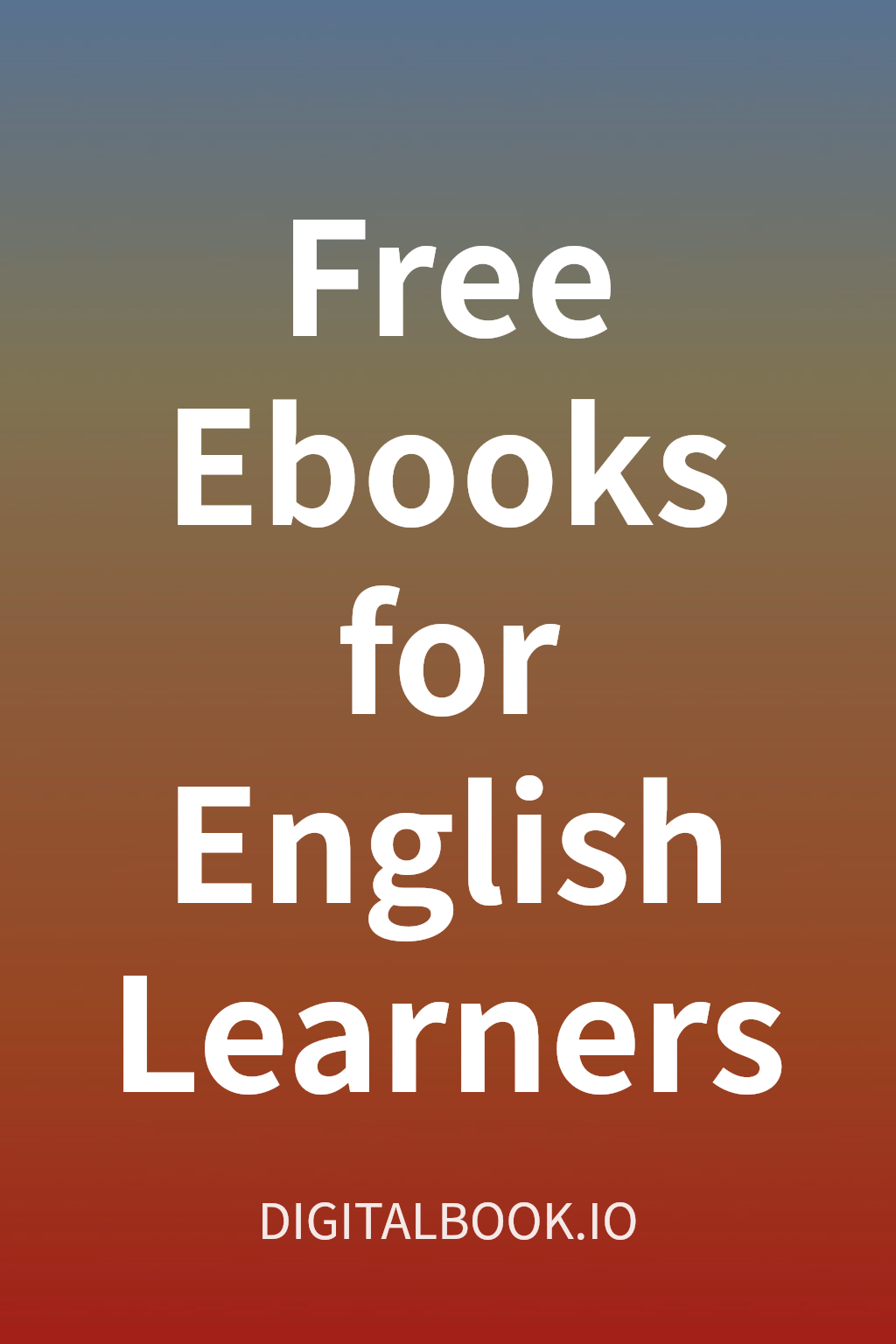 Free Ebooks for English Learners cover