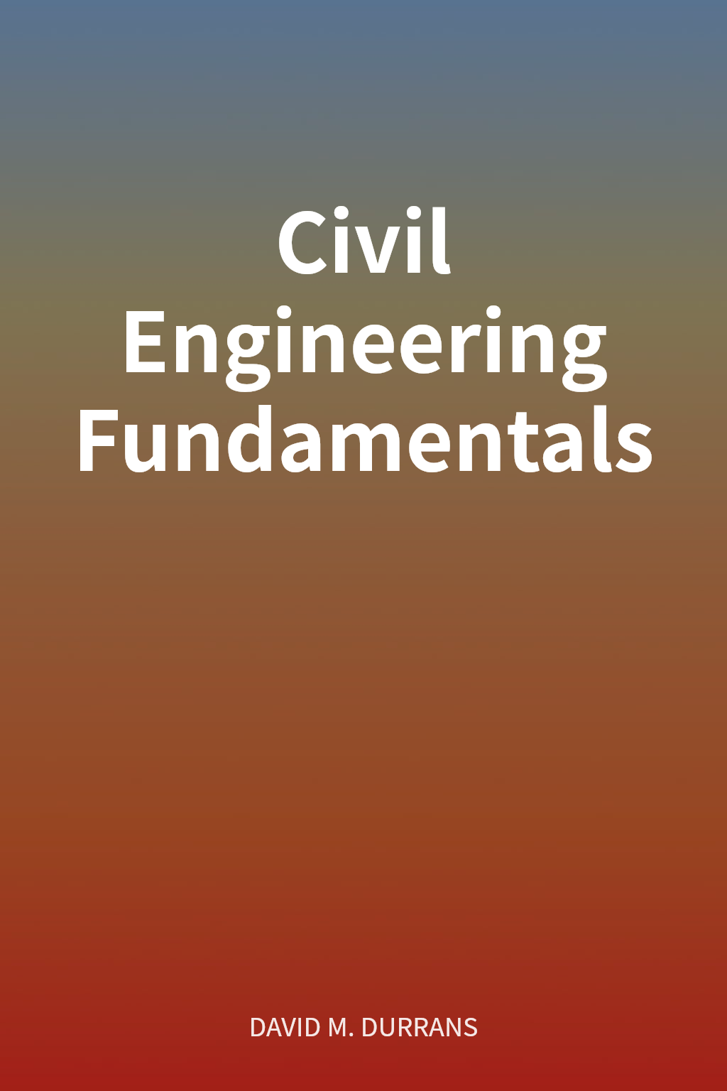 Civil Engineering Fundamentals cover