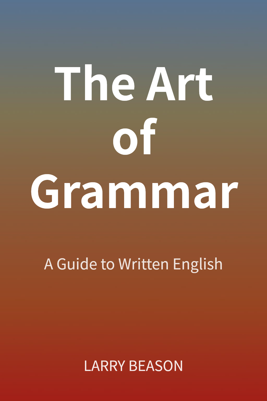 The Art of Grammar cover
