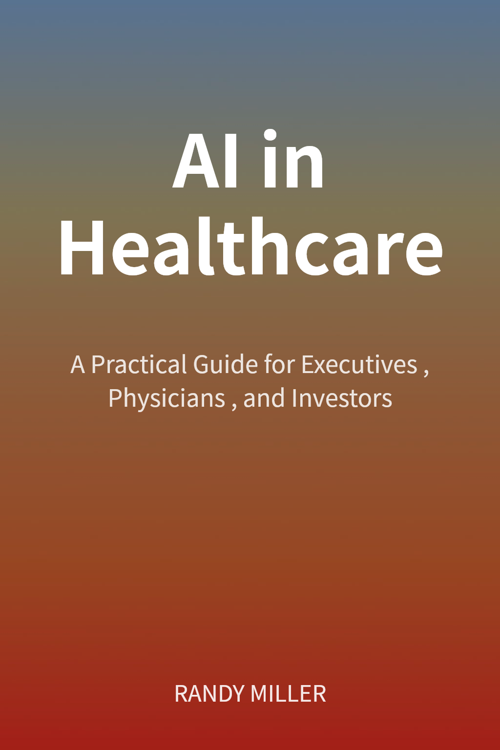 AI in Healthcare cover