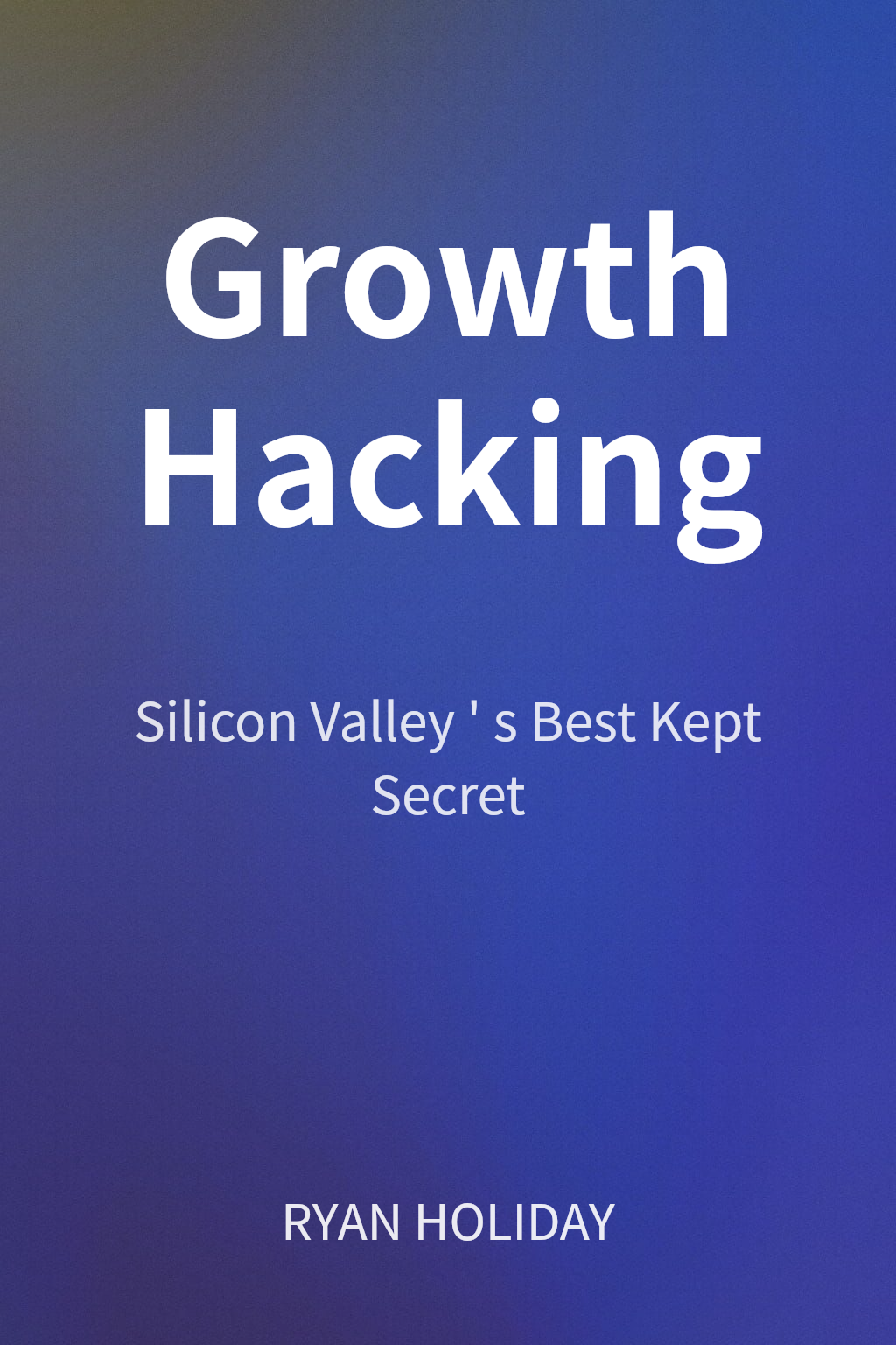 Growth Hacking cover