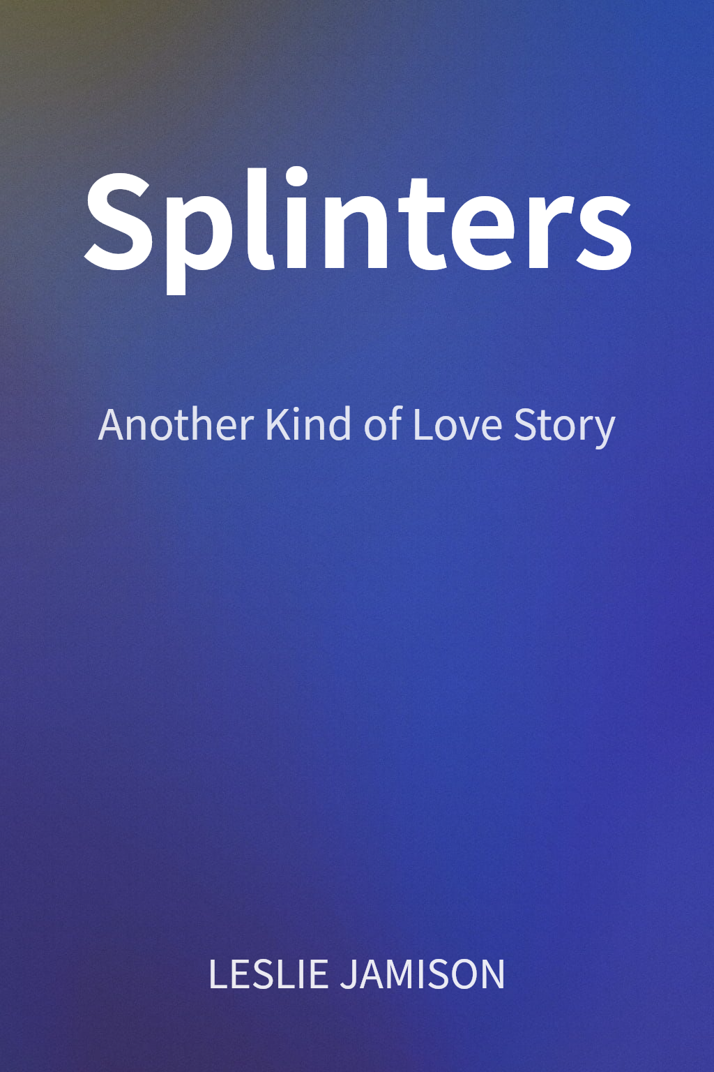 Splinters cover