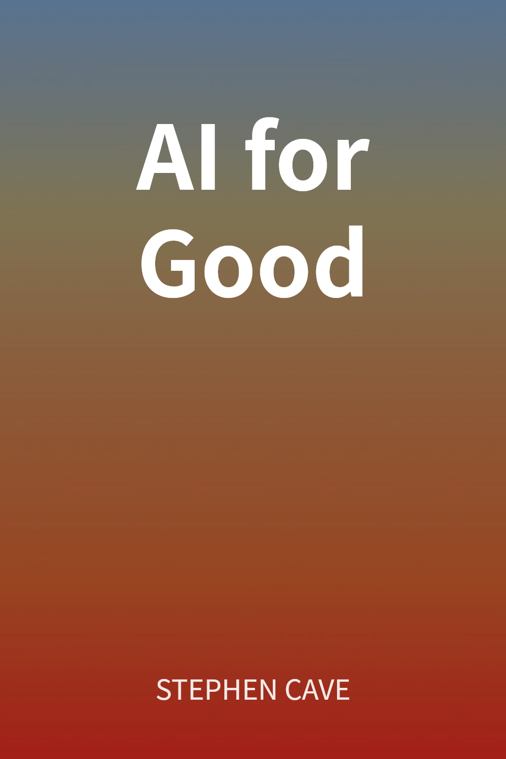 AI for Good cover