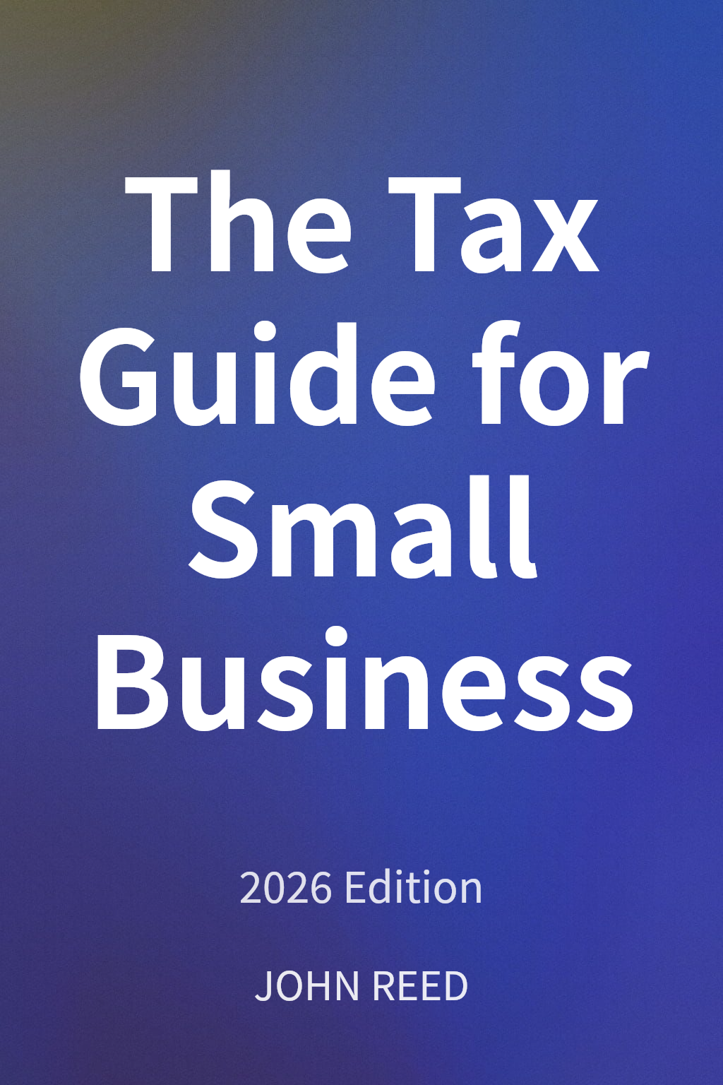 The Tax Guide for Small Business cover