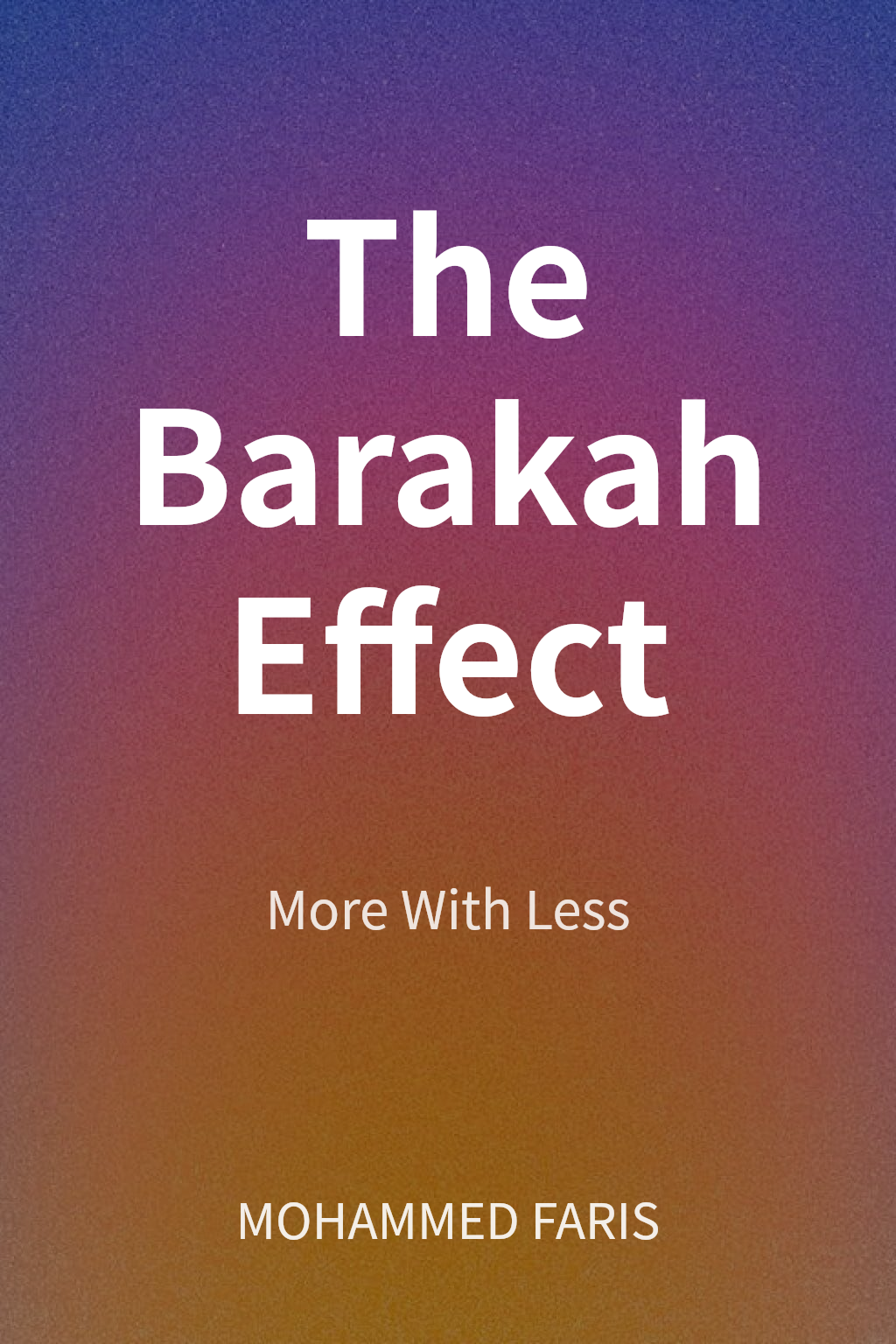 The Barakah Effect cover