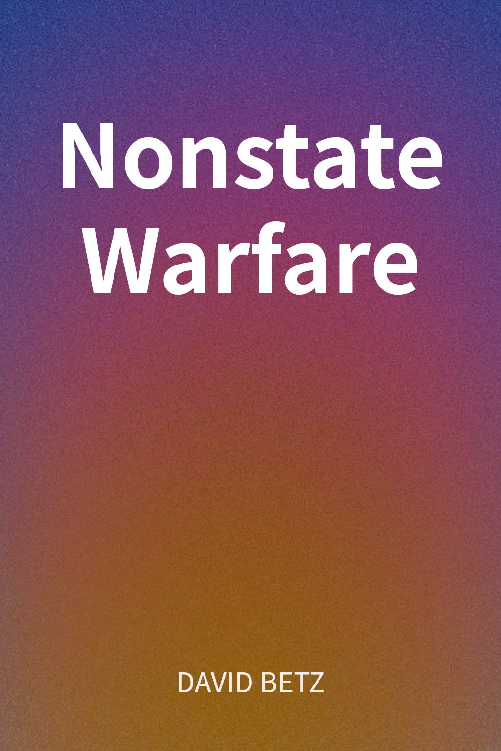 Nonstate Warfare cover