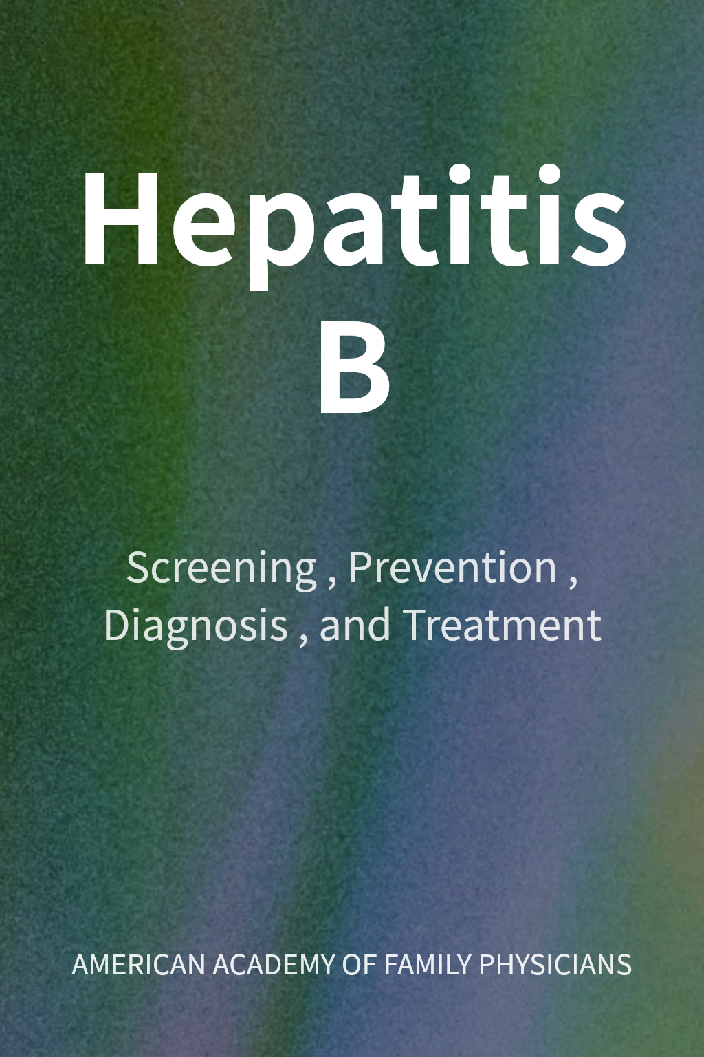 Hepatitis B cover