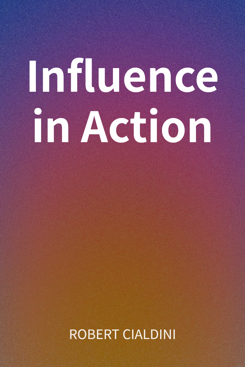 Influence in Action cover
