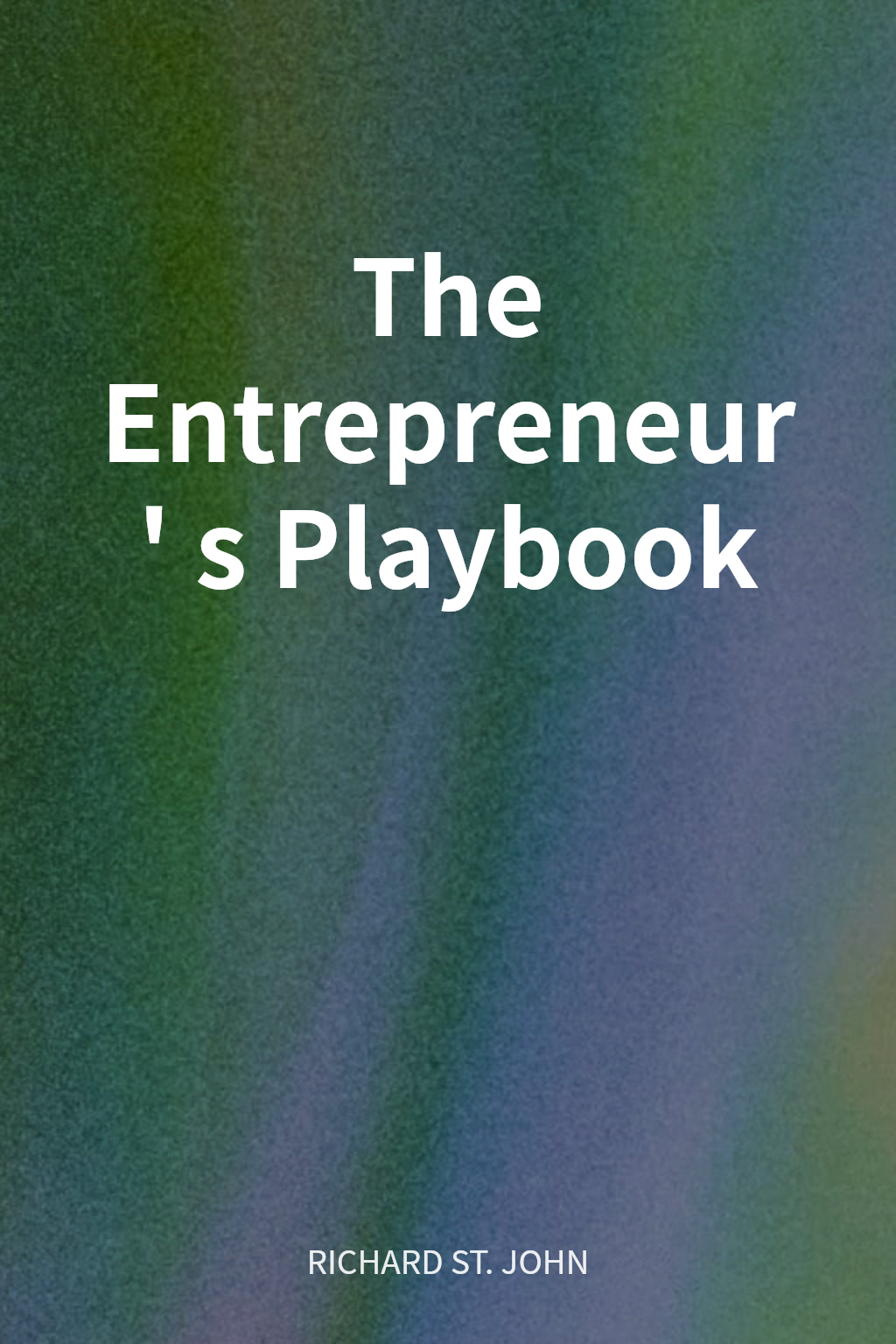 The Entrepreneur's Playbook cover