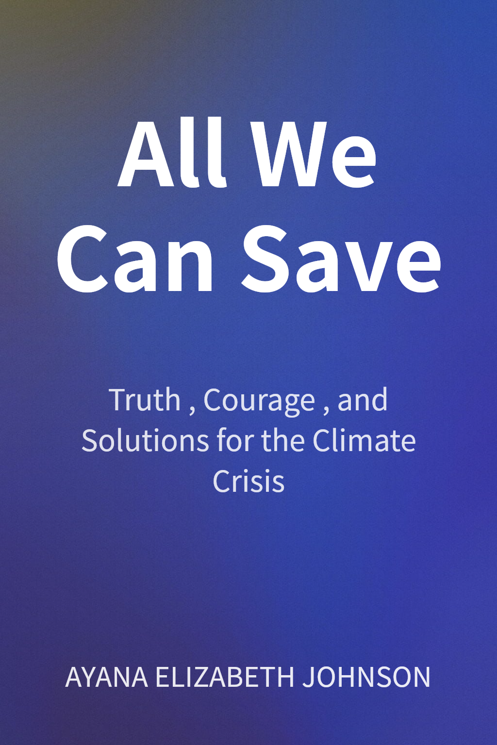 All We Can Save cover