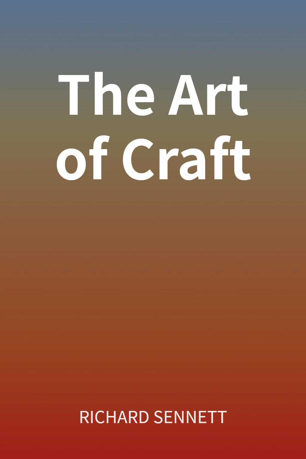 The Art of Craft cover