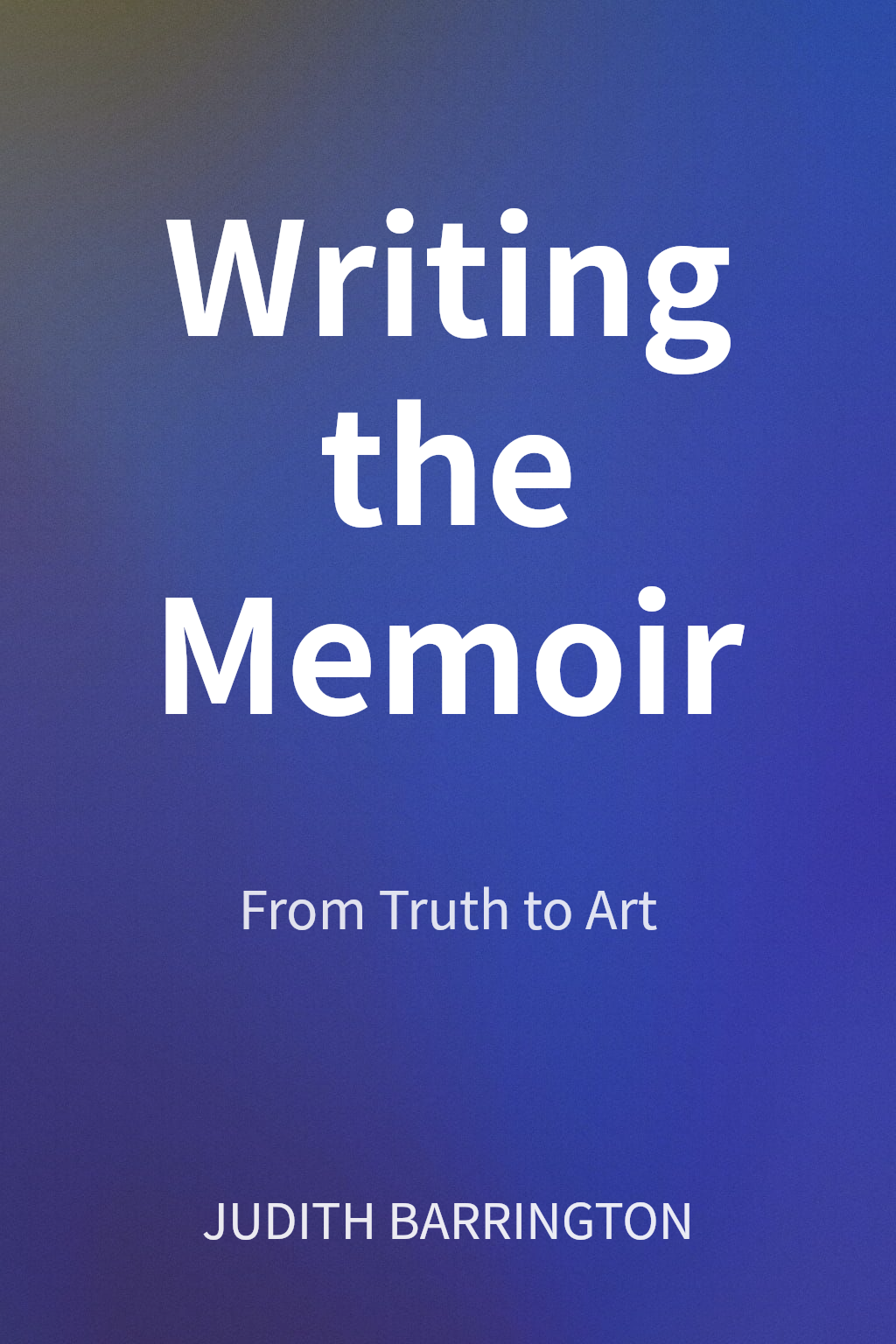 Writing the Memoir cover