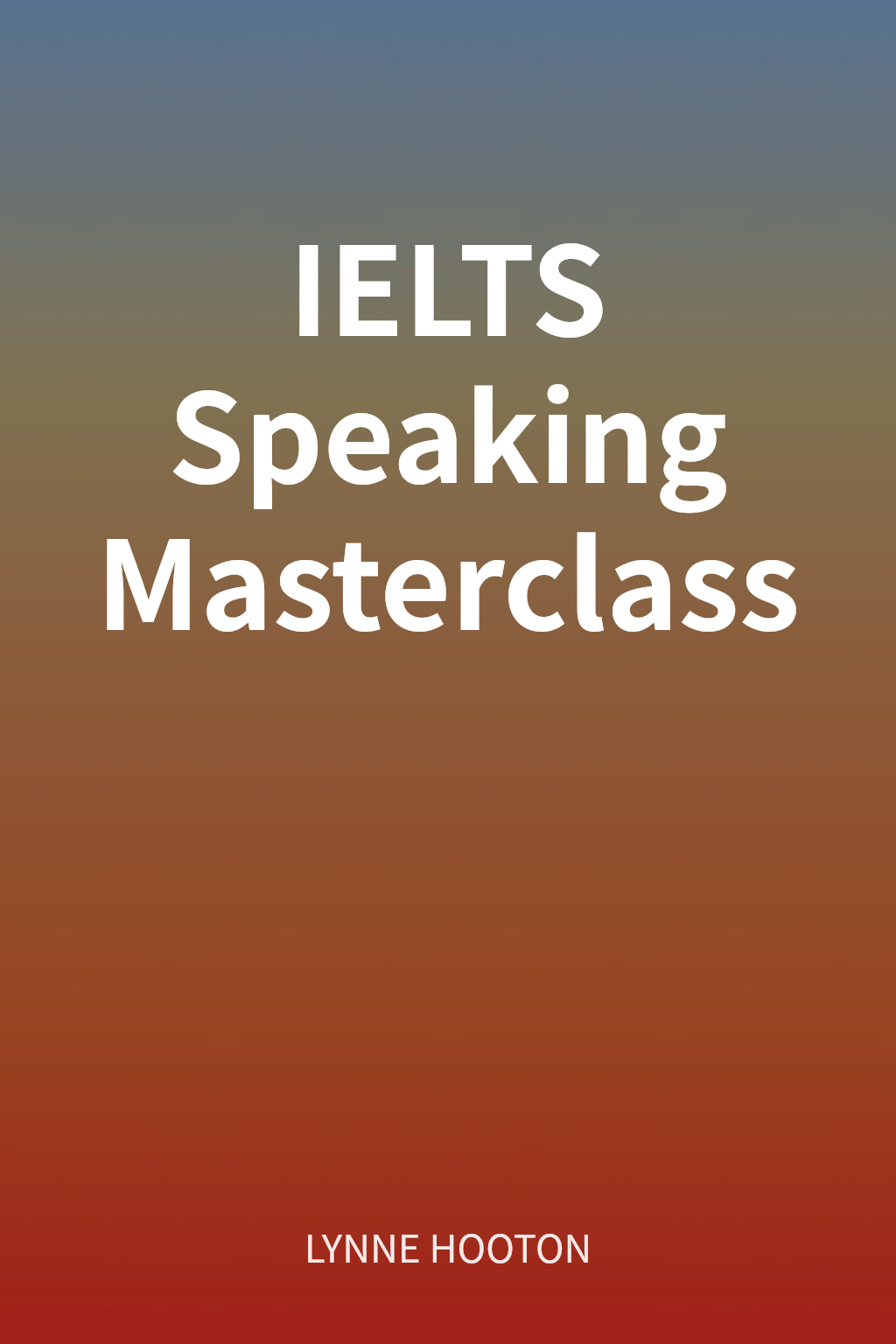 IELTS Speaking Masterclass cover