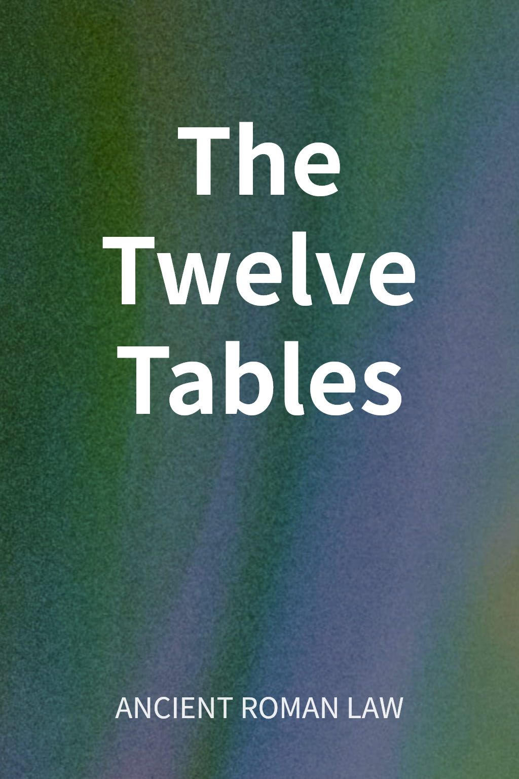 The Twelve Tables cover