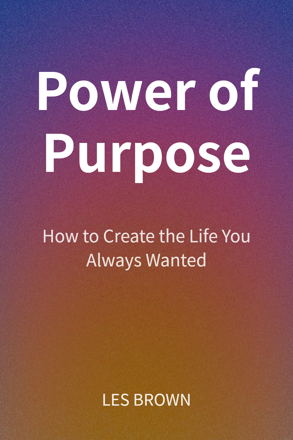 Power of Purpose cover