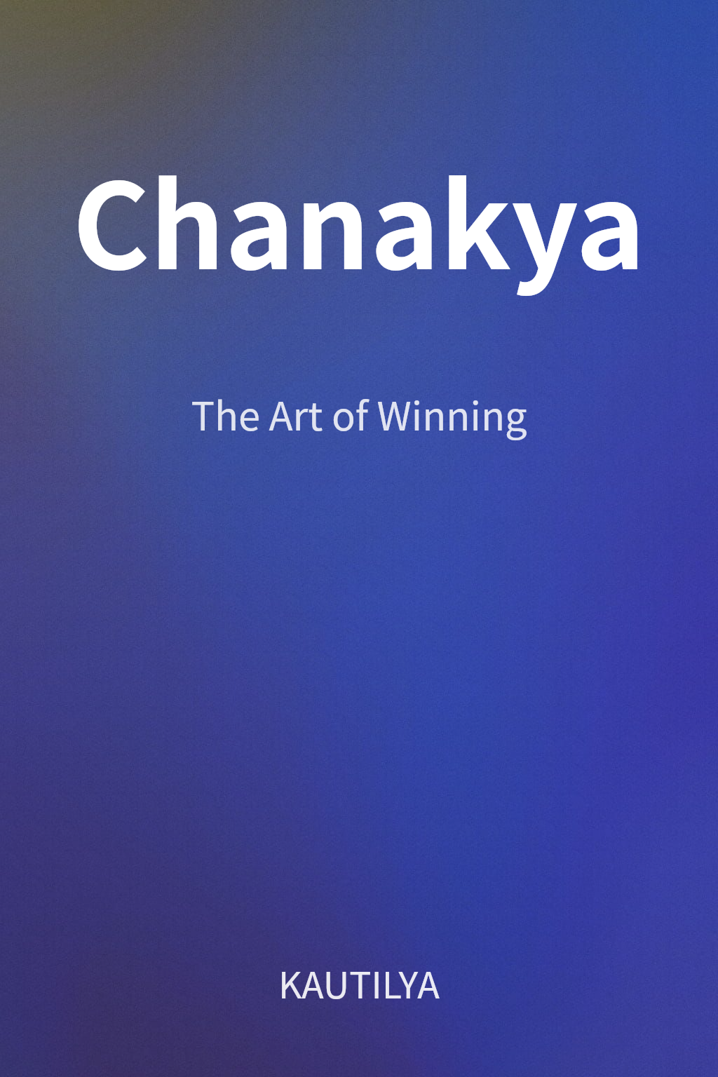 Chanakya cover