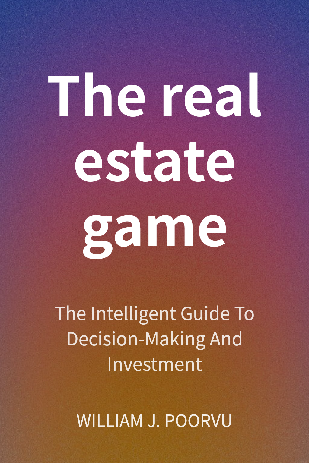 The real estate game cover