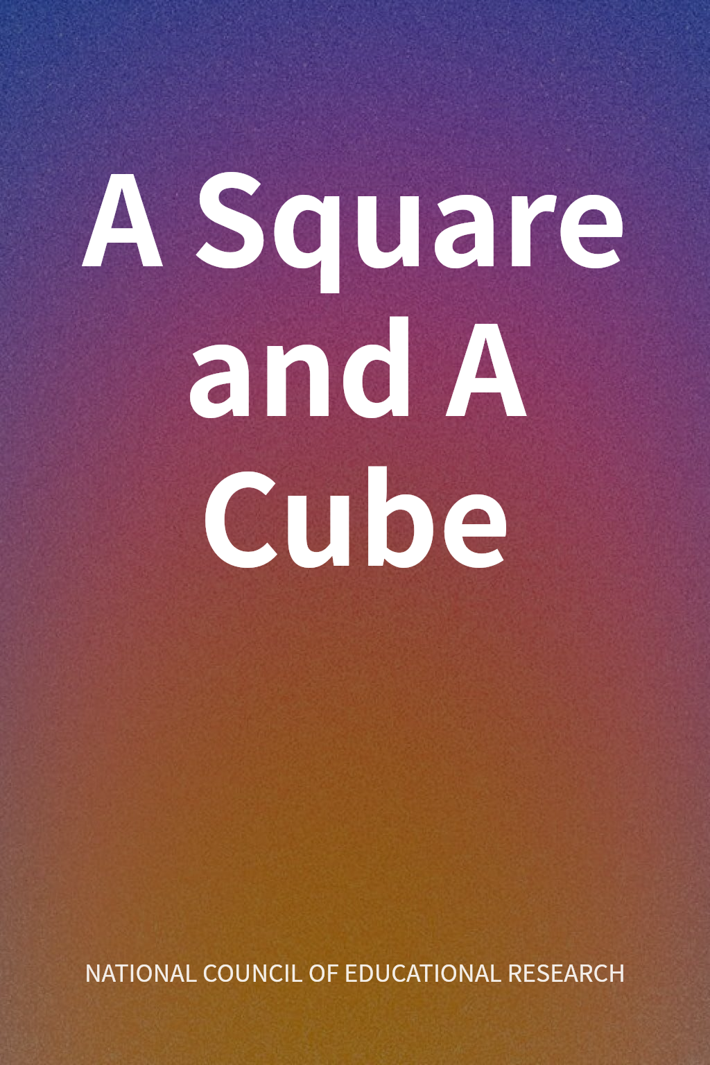 A Square and A Cube cover
