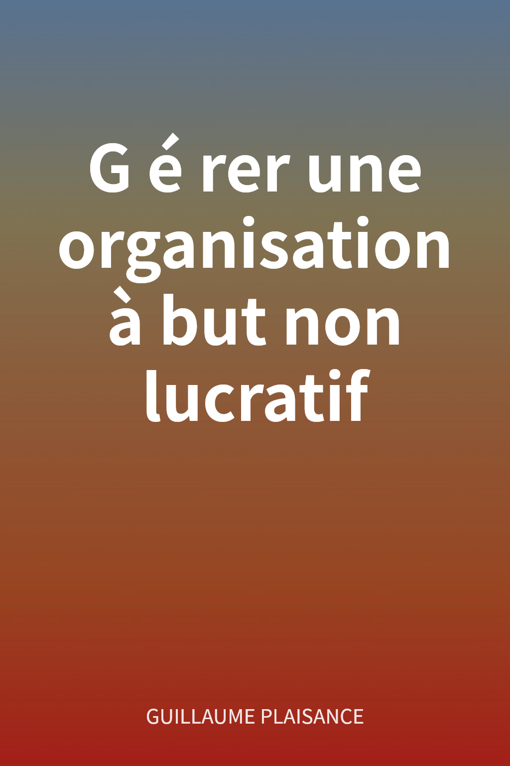 Gérer une organisation à but non lucratif cover