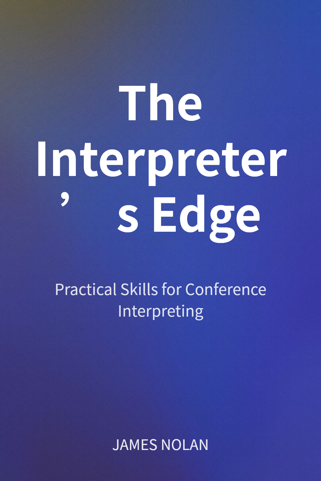 The Interpreter’s Edge 封面