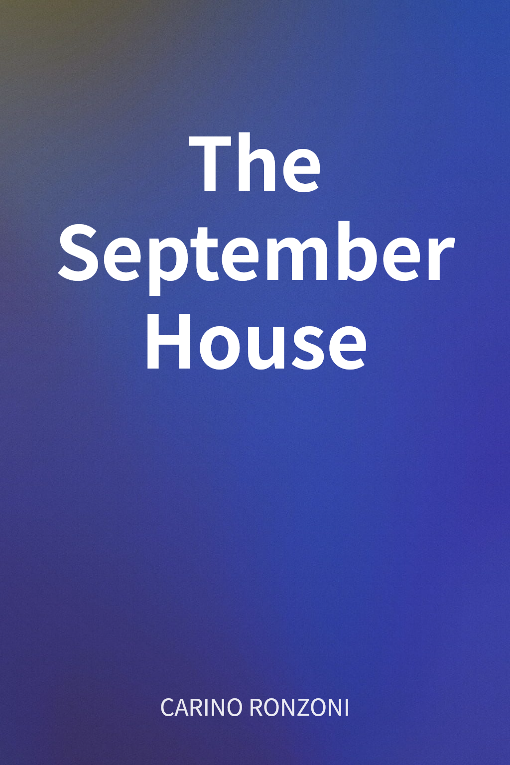 The September House cover