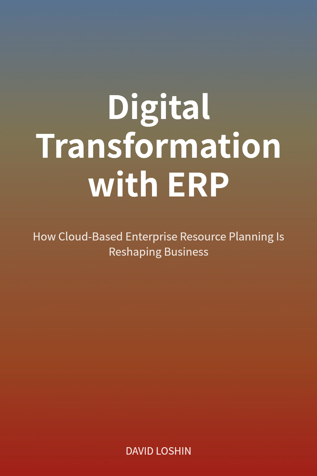 Digital Transformation with ERP cover