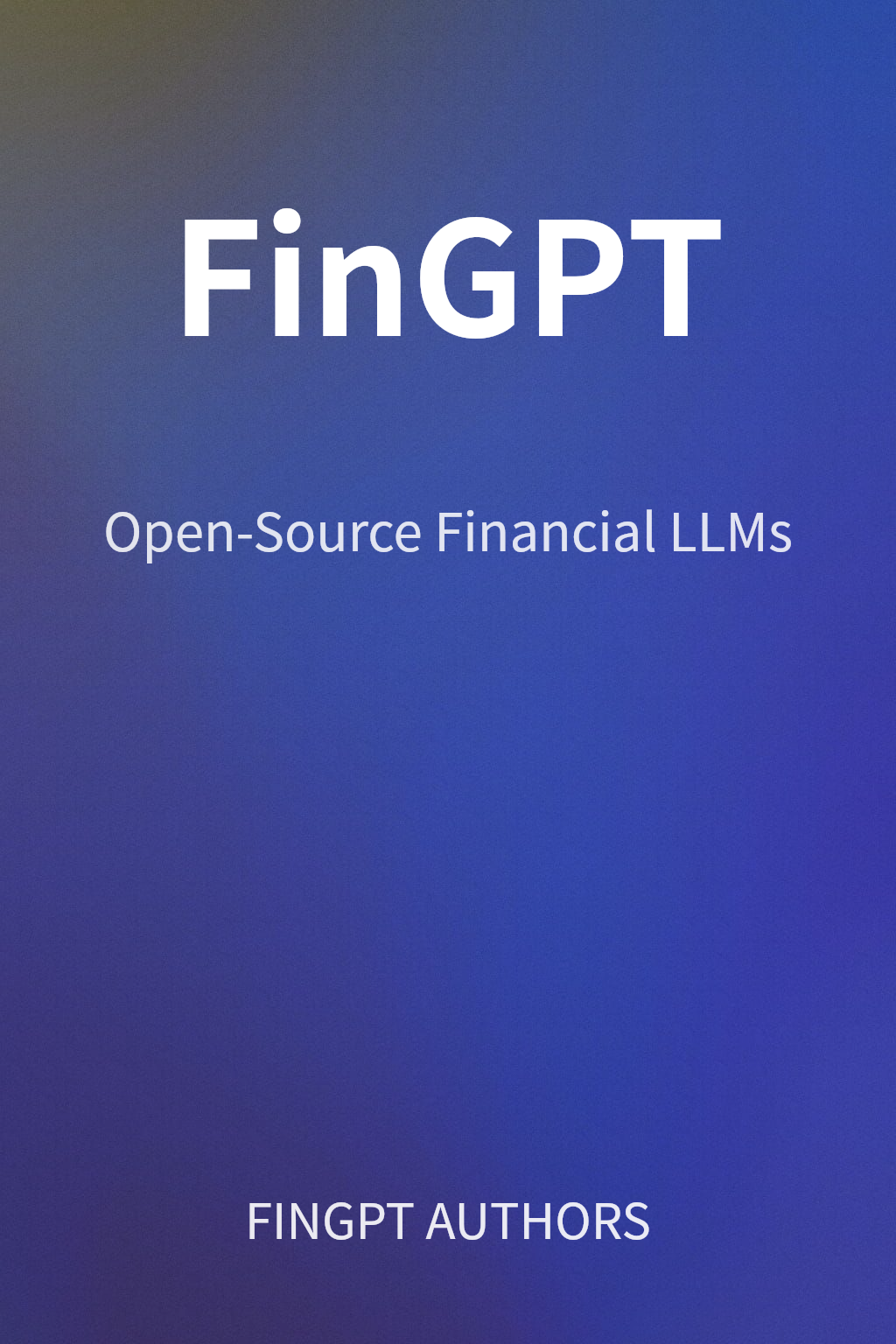 FinGPT cover
