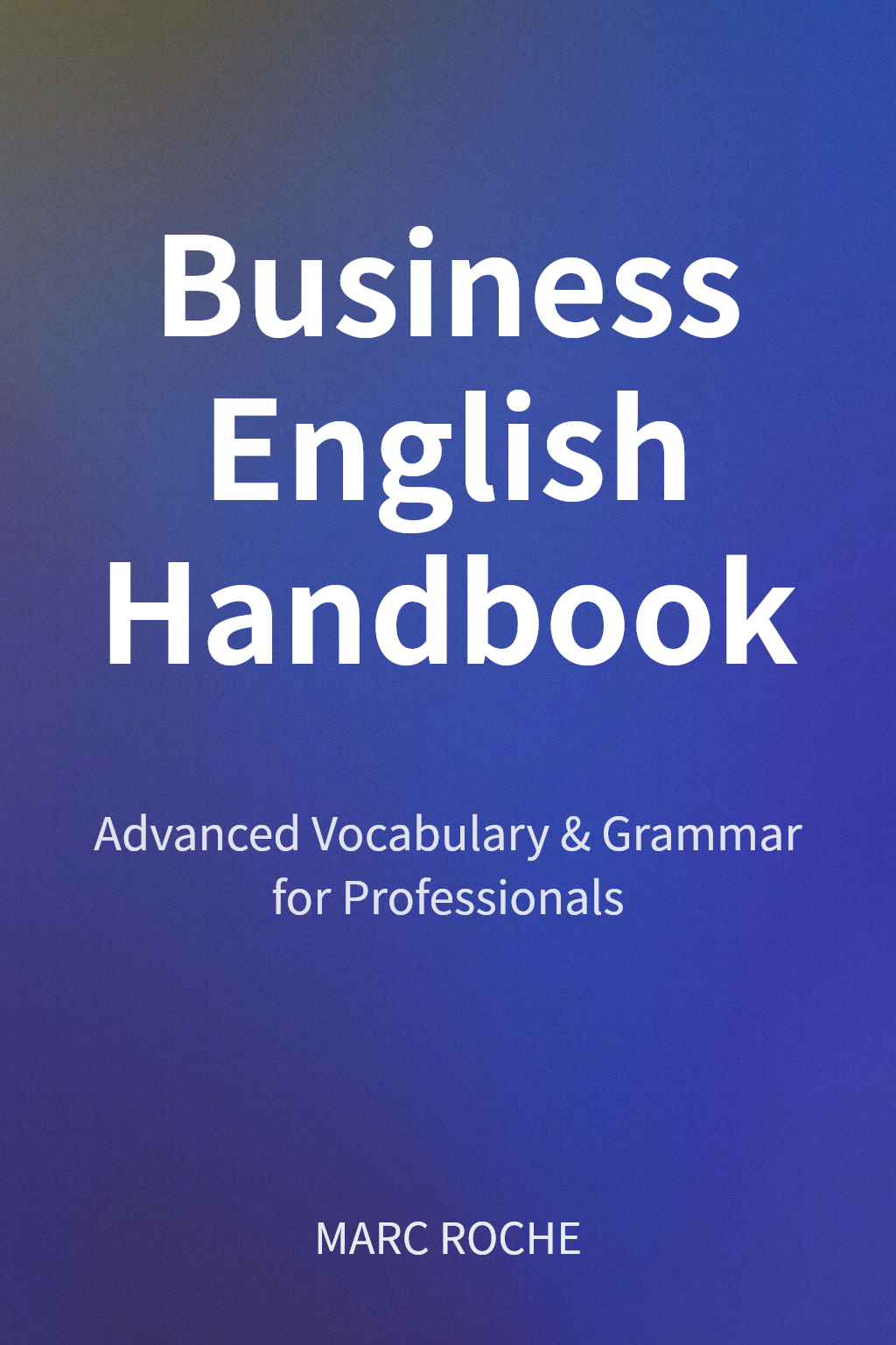 Business English Handbook cover