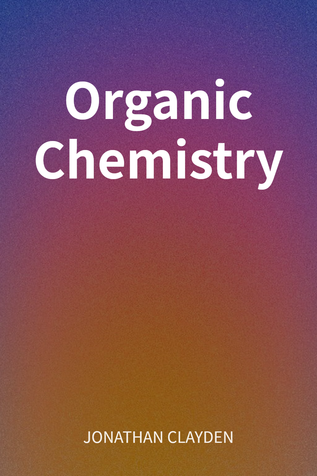 Organic Chemistry cover
