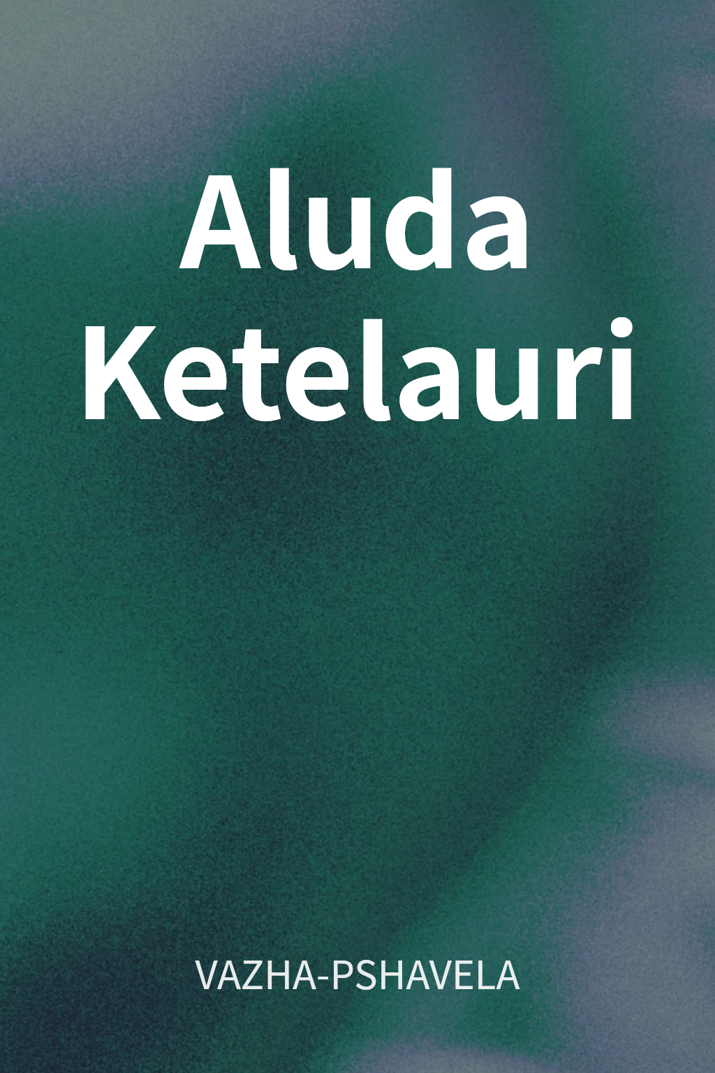 Aluda Ketelauri cover
