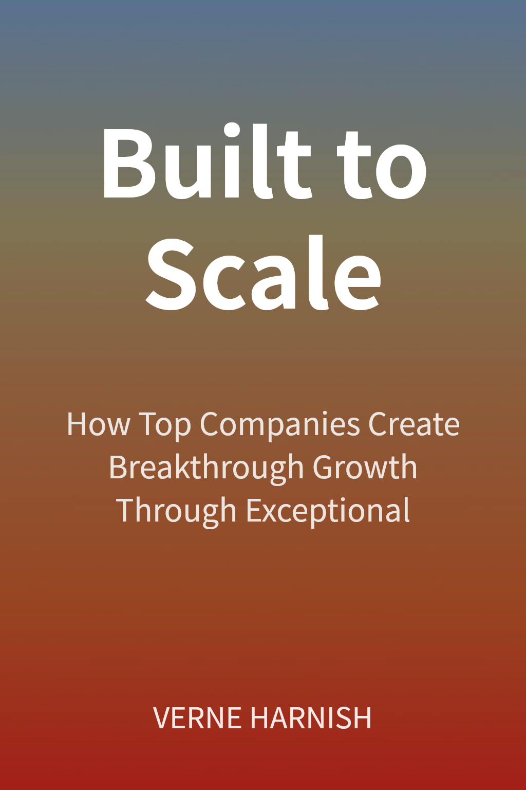 Built to Scale cover