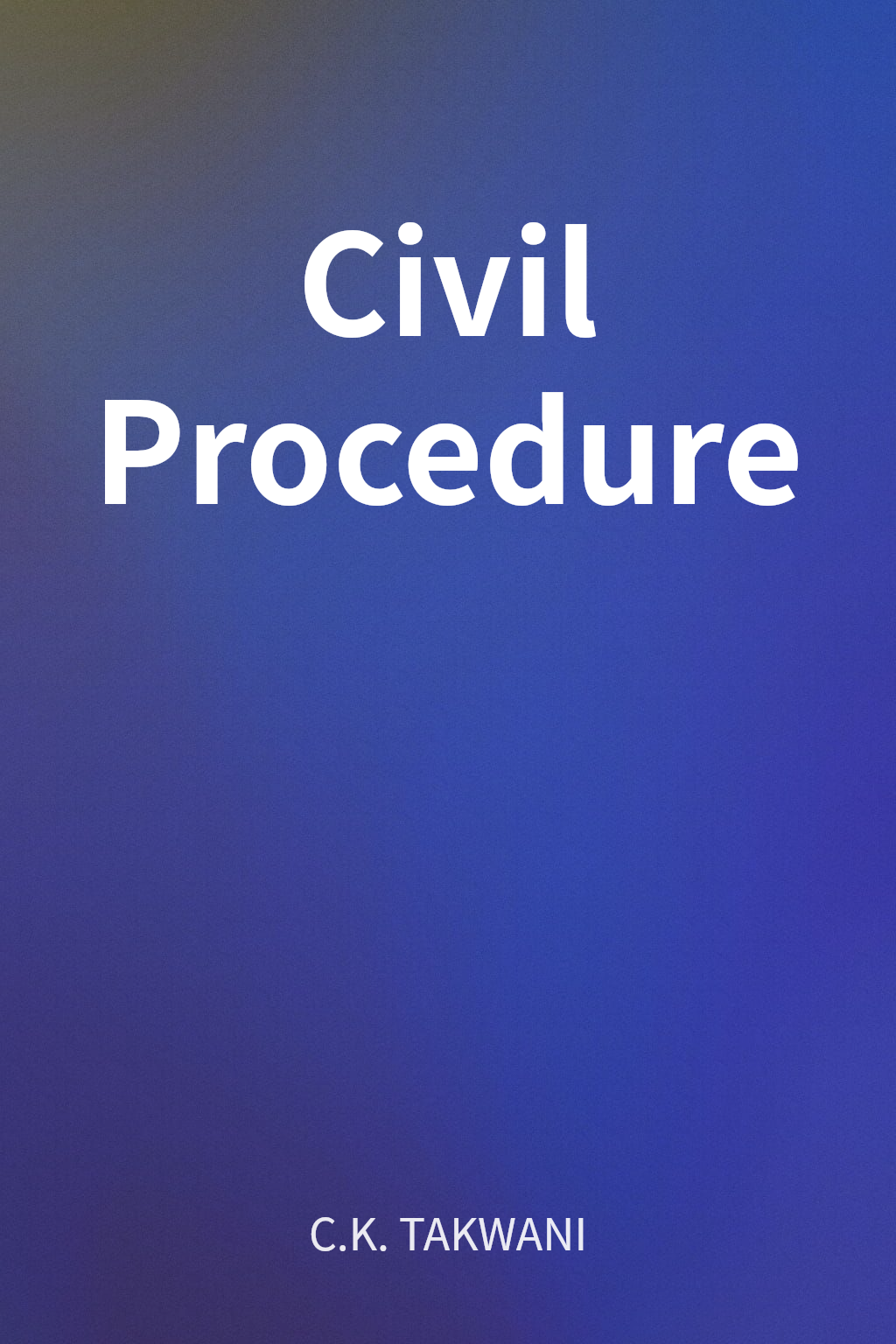 Civil Procedure cover
