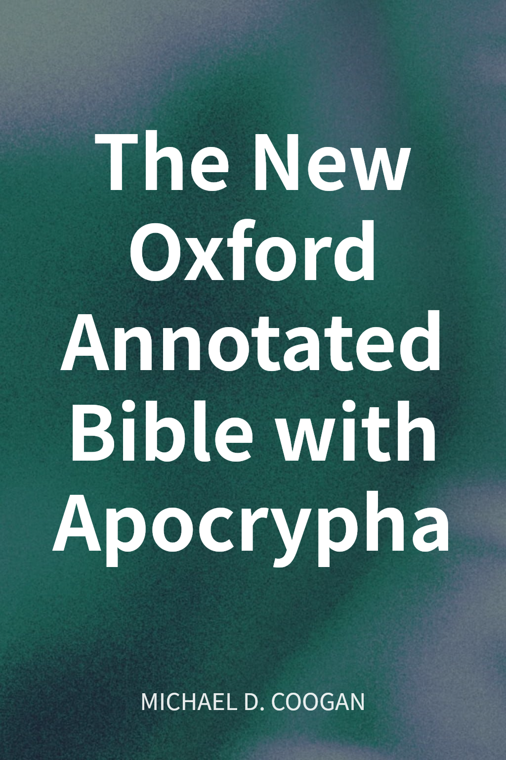 The New Oxford Annotated Bible with Apocrypha cover