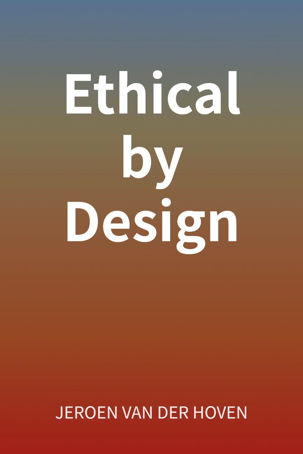 Ethical by Design cover