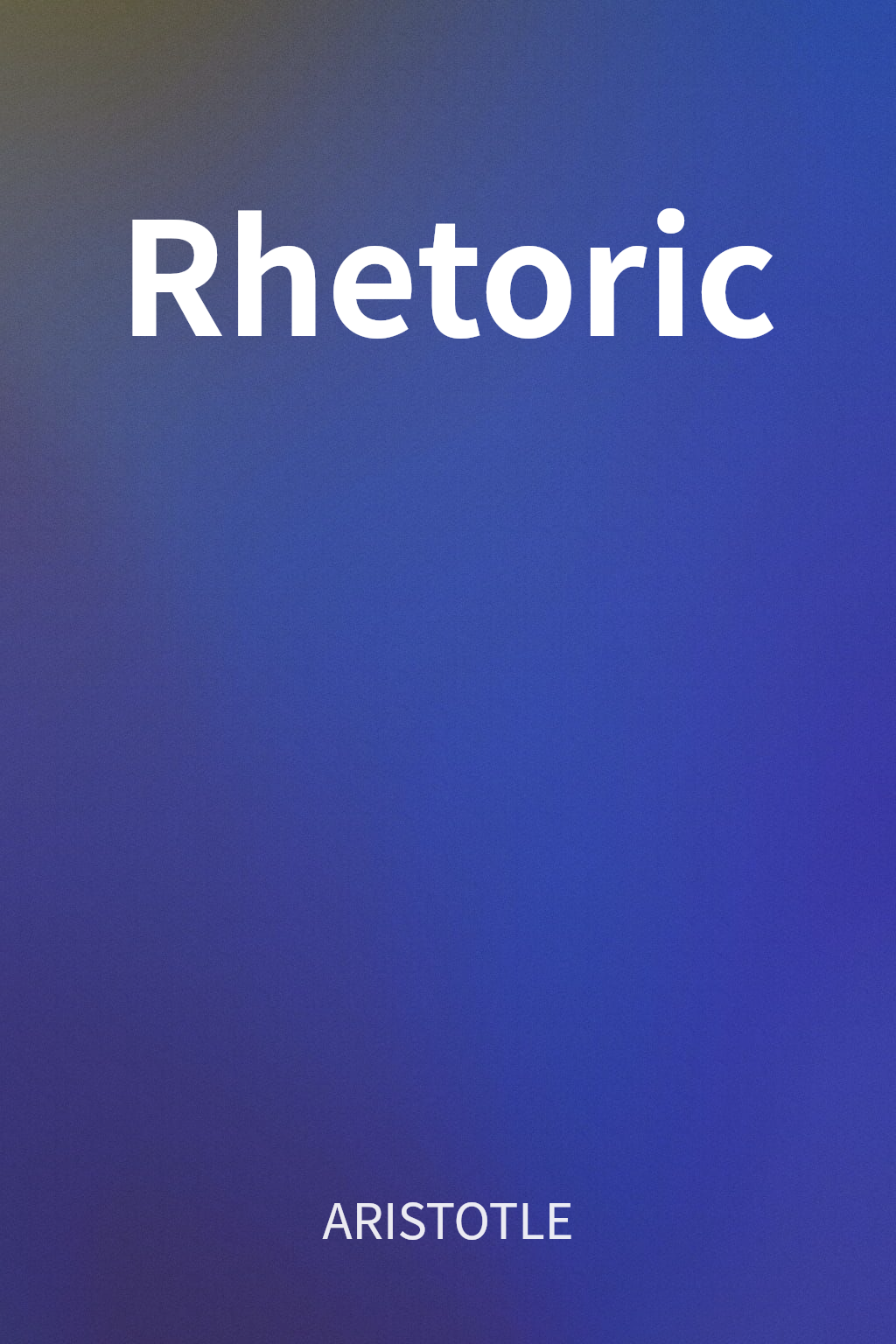 Rhetoric cover