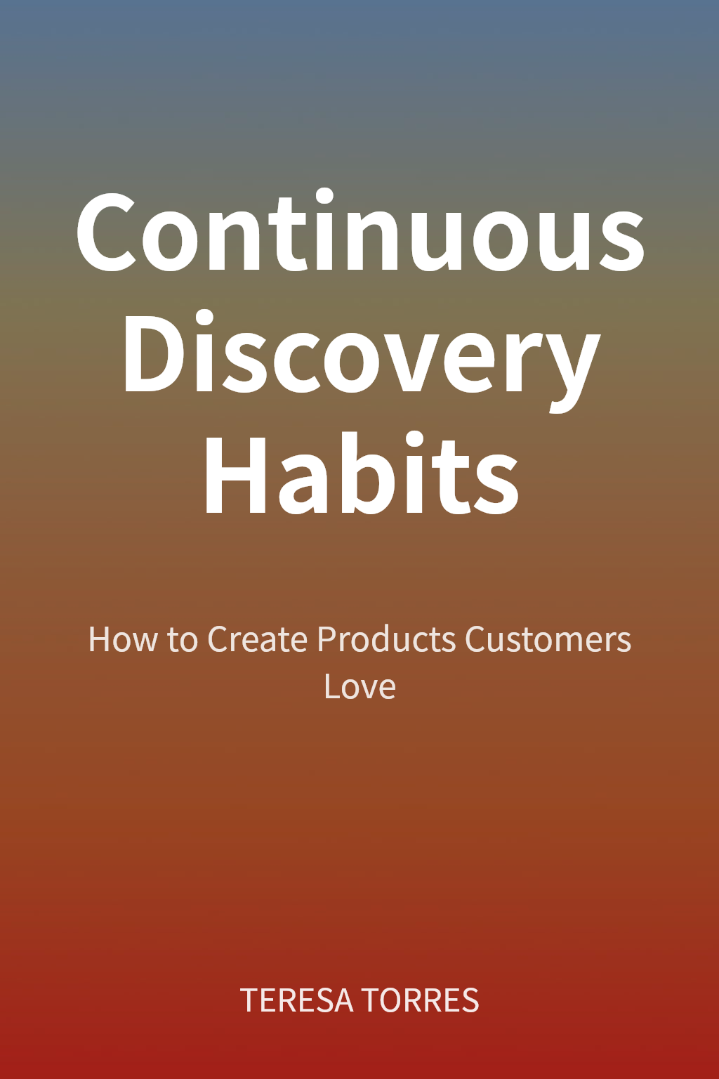 Continuous Discovery Habits cover