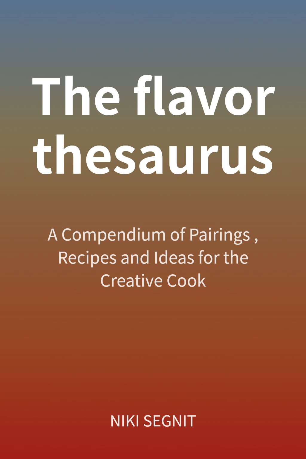 The flavor thesaurus cover