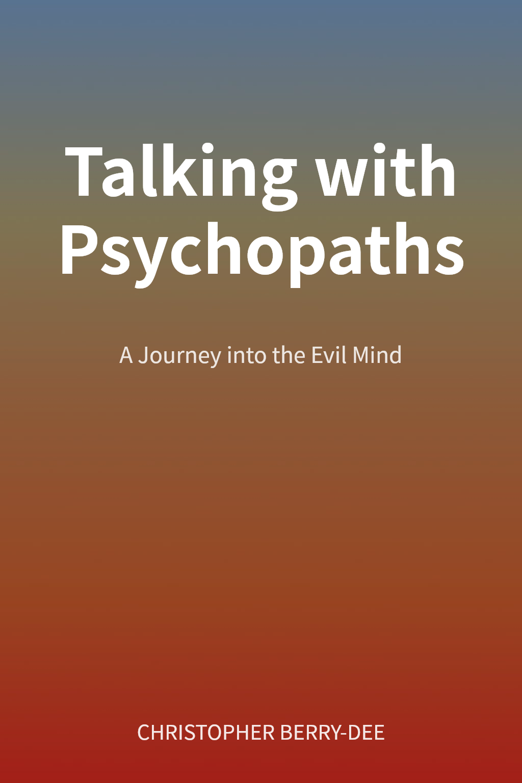 Talking with Psychopaths cover
