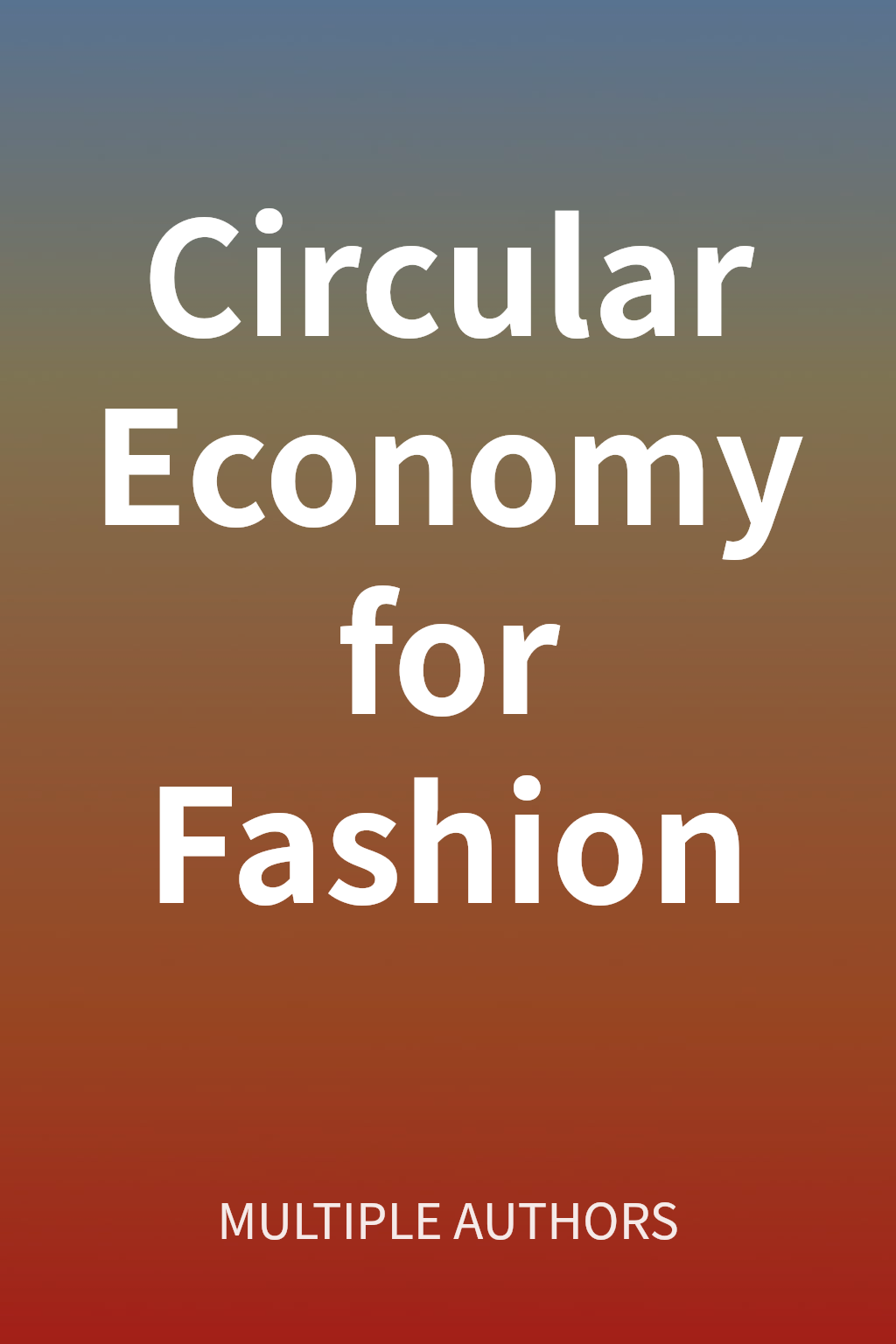 Circular Economy for Fashion cover