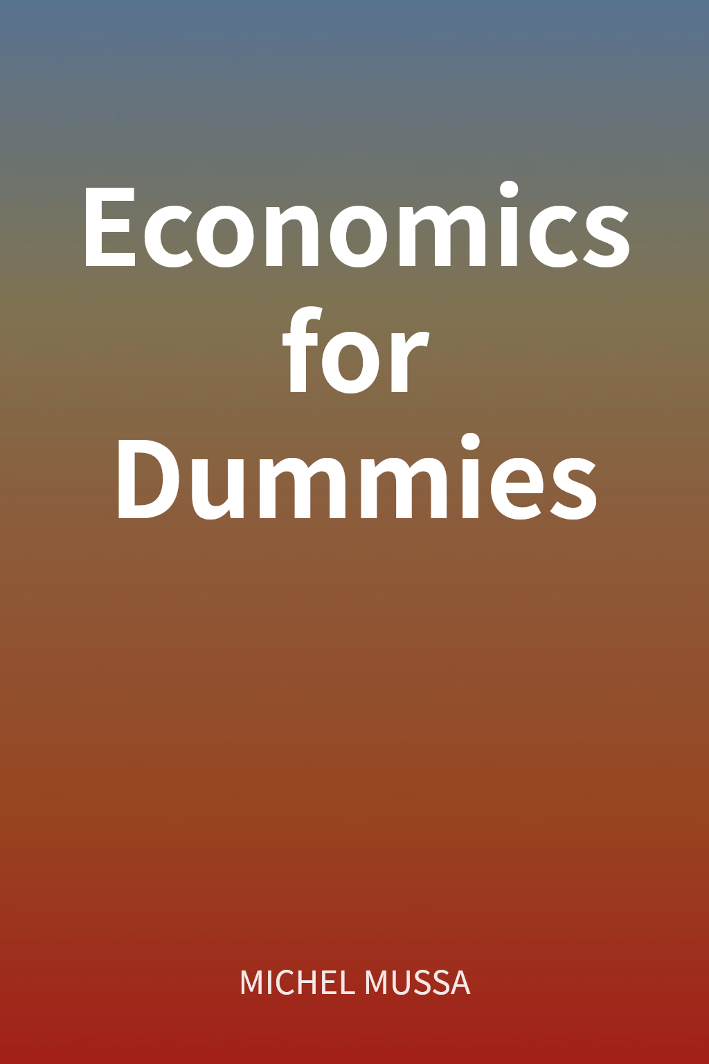 Economics for Dummies cover