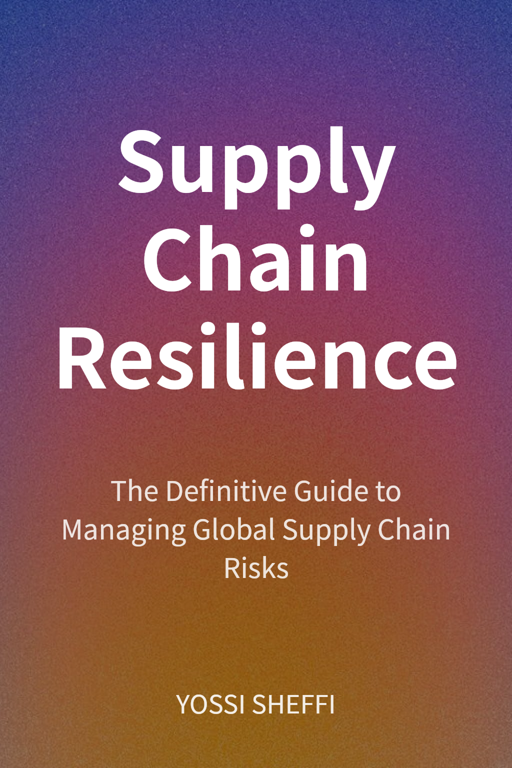 Supply Chain Resilience cover